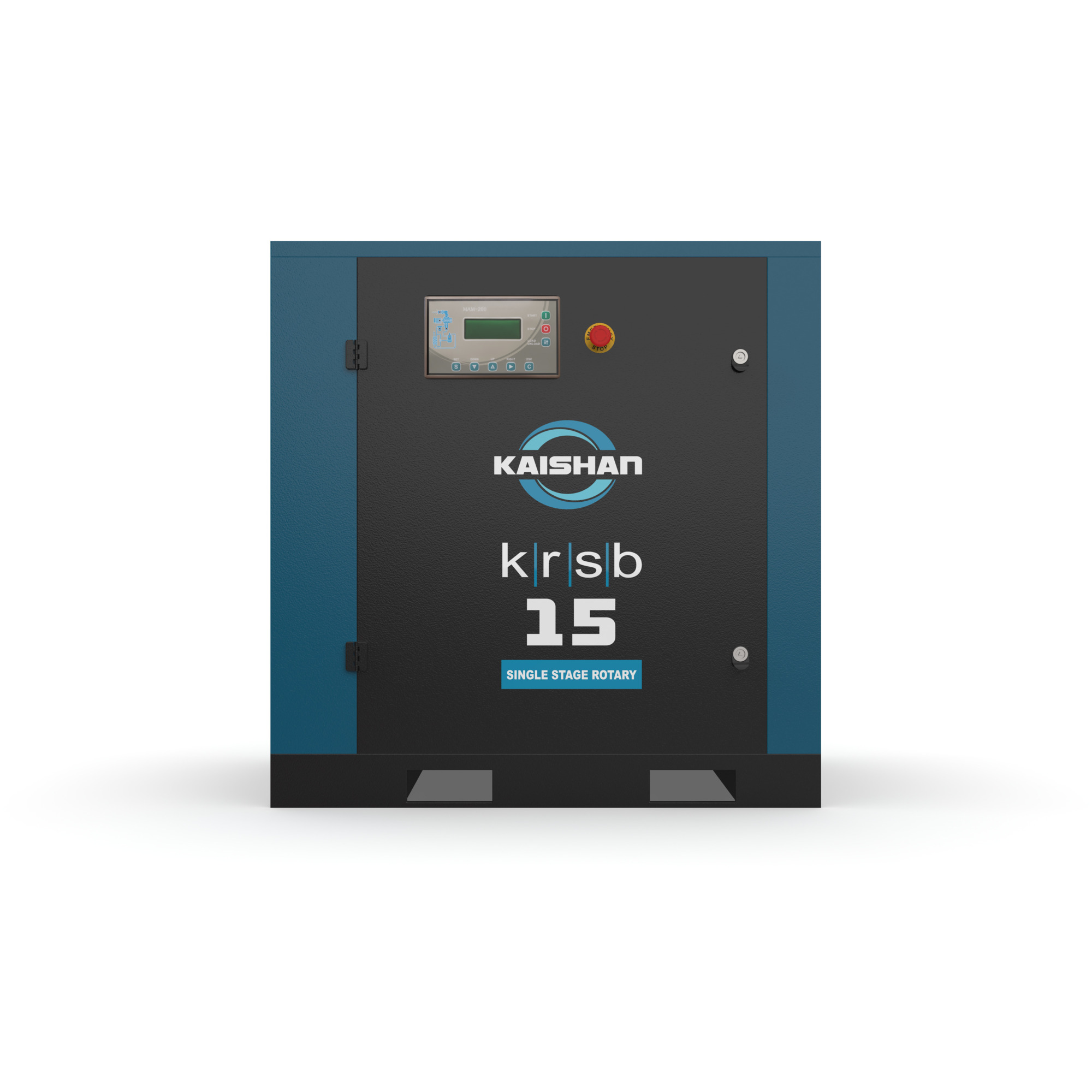 Kaishan Compressor USA Belt-Driven Air Compressor - 15 HP, 230V, 3-Phase, 175 PSI, Model# KRSB-015A4F2S8U